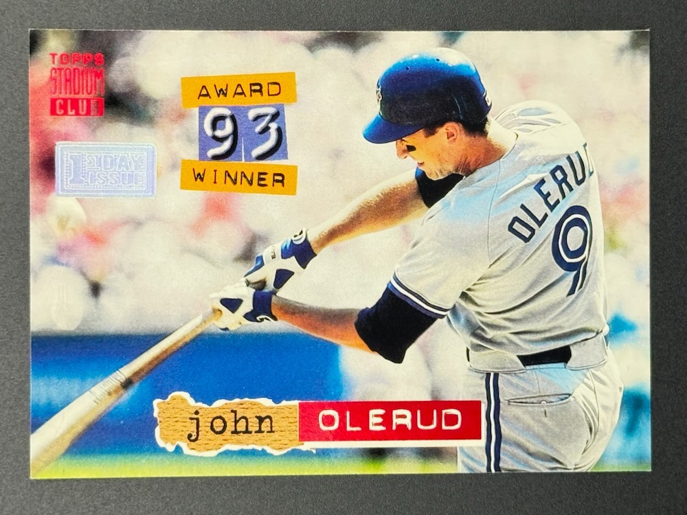 1994 Topps Stadium Club John Olerud #228 First Day Issue /2000 Toronto Blue Jays