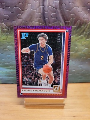 2025-26 Donruss Basketball Andrej Stojakovic #76 1st Prospect Jazz /49