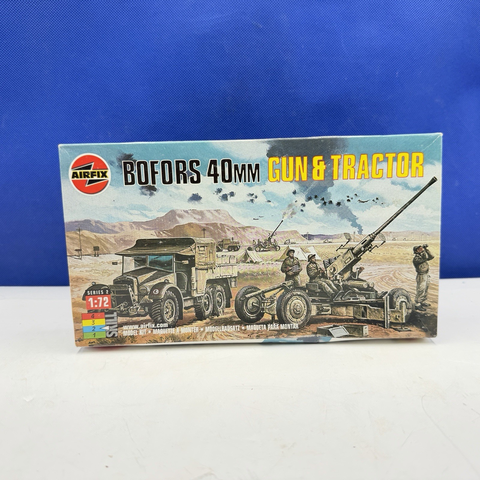 Airfix 02314 Bofors 40mm Gun Tractor 1:76 Scale WWII Military Plastic Kit Boxed.