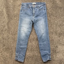 Womens 30/10 Loft Jeans Skinny Blue Medium Wash Denim Stretch Sustainable