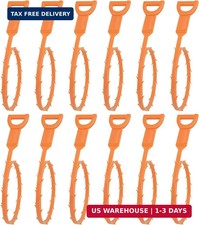 Amazon Basics Flexible Drain Clog Remover Snake Tool for Hair and Debris, Unclog