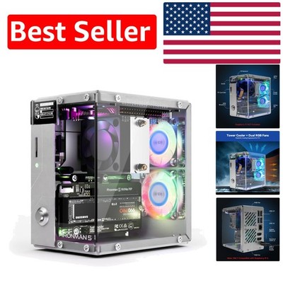 Advanced Cooling Pironman 5 Case with NVMe Slot & HDMI for Raspberry Pi 5 Gaming