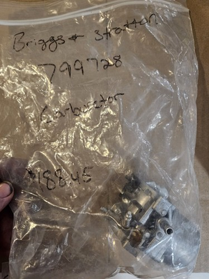 #ad Briggs And Stratton Carburetor 799728 $225.00