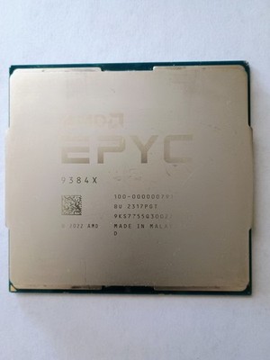 AMD EPYC Genoa 9384X 3.1 GHz 32-Core 768MB L3 cache SP5 UNLOCKED