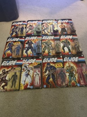 G.I. Joe Haslab 3 3/4 O-ring Figures Lot Of 12 MOC Reissues Walmart Transformers