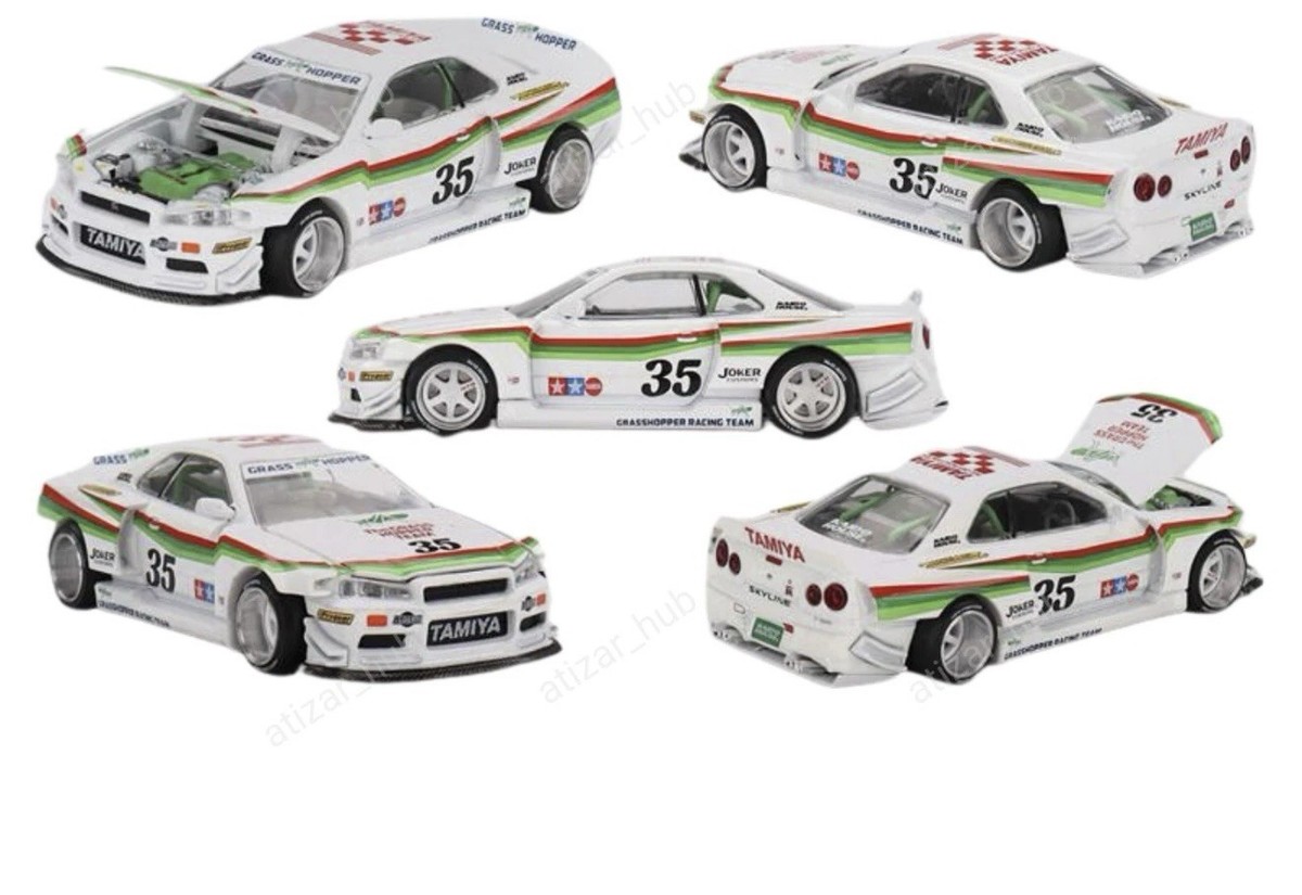 超希少 TAKMAN TM XPR2 TIMETOP 1/64 Nissan GT-R34 Full Carbon With Open Front Hood