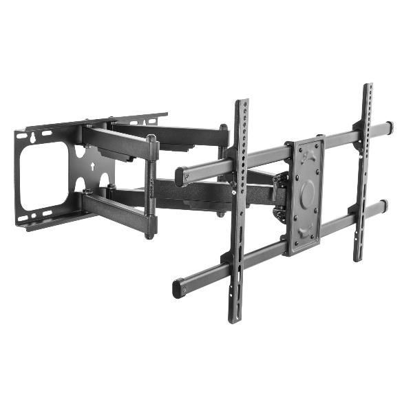 Equip Nero Staffa Per Montaggio A Parete Per Tv (Muro, 75 Kg, 37" - 90"), Supporto Da Parete Tv, - Immagine 3