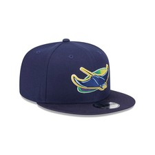 New Era 9Fifty Navy Adjustable Snapback Tampa Bay Rays Grey UV - NWT