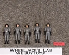 Lot of 5 Death Squad Commanders Star Wars 1977 Kenner Vintage Action Figures