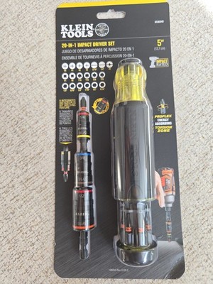 Klein Tools 32303HD 20-in-1 Impact Driver Set w/ Screwdriver Bits & Flip Sockets