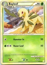 Bayleef Pokemon Card HeartGold SoulSilver 35/123 Uncommon English MP on eBay