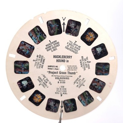 Huckleberry Hound In Project Green Thumb B5123 View Master J126 2+ Ship FREE