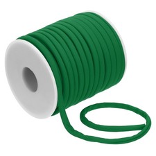 Flat Elastic Nylon Cord, 21.87 Yard 5 mm Stretchy Spandex Cord, Green