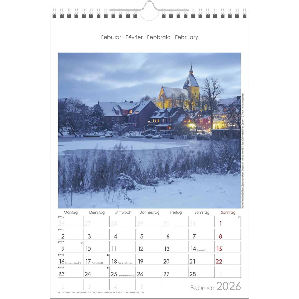 Schleswig-Holstein & Hamburg - Kalender 2026 - Bild 3 von 4