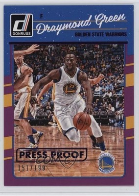 2016-17 Panini Donruss Press Proof Purple 151/199 Draymond Green #138 1q3d