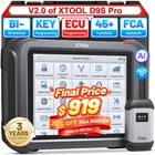 2026 XTOOL D9S PRO Auto Diagnostic Bidirectional Tool Scanner ECU Key Programmer