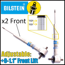 Bilstein B8 5100 Adjustable Front Shock Absorbers 2019-2025 Gmc Sierra 1500 At4