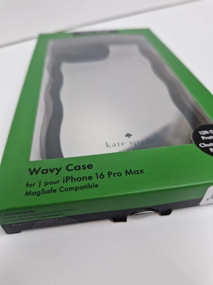 Kate Spade 16 Pro Max Case Magsafe Protective Cover Wavy Mirror RRP £53 - Image 4 of 4
