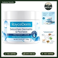 Seborrheic Dermatitis Cream  Psoriasis Treatment - 3.4oz Anti-Itch Moisturizer