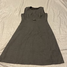 Women’s Tahari Arthur S Levine Gray Knee Length Dress Size 10 Shipping Included