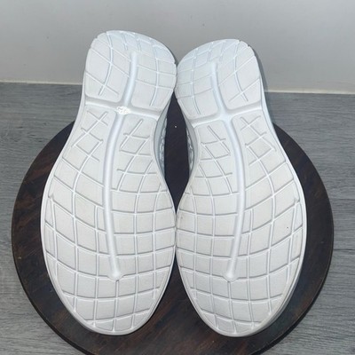 OOFOS OOmg eeZee Low White Checkered Mens Size 9 EU 42 Slip On Recovery Shoes Oofos oomg eezee checkered - Gem main image 2