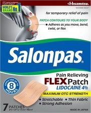 SALONPAS MAX Pain Relieving Patches external Arthritis Back Relief Flexible