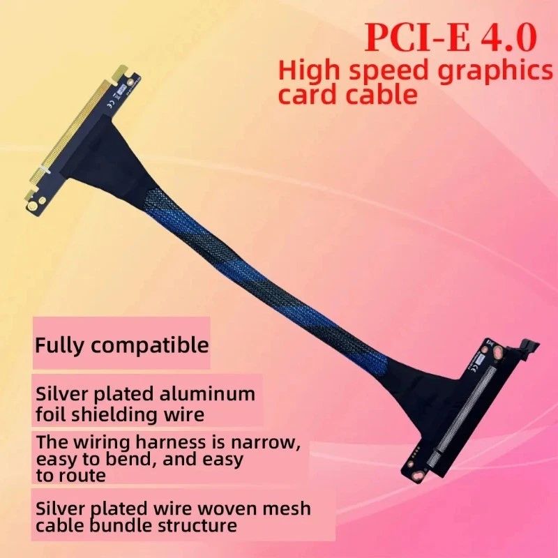 PCI-E 4.0 X16 Server Graphics Card Extension Cable GEN4 GPU for AI Server - Image 3 of 4