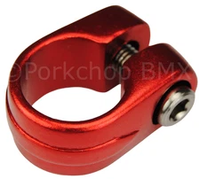 Suntour style BMX bicycle seat clamp - 25.4mm (1") - RED