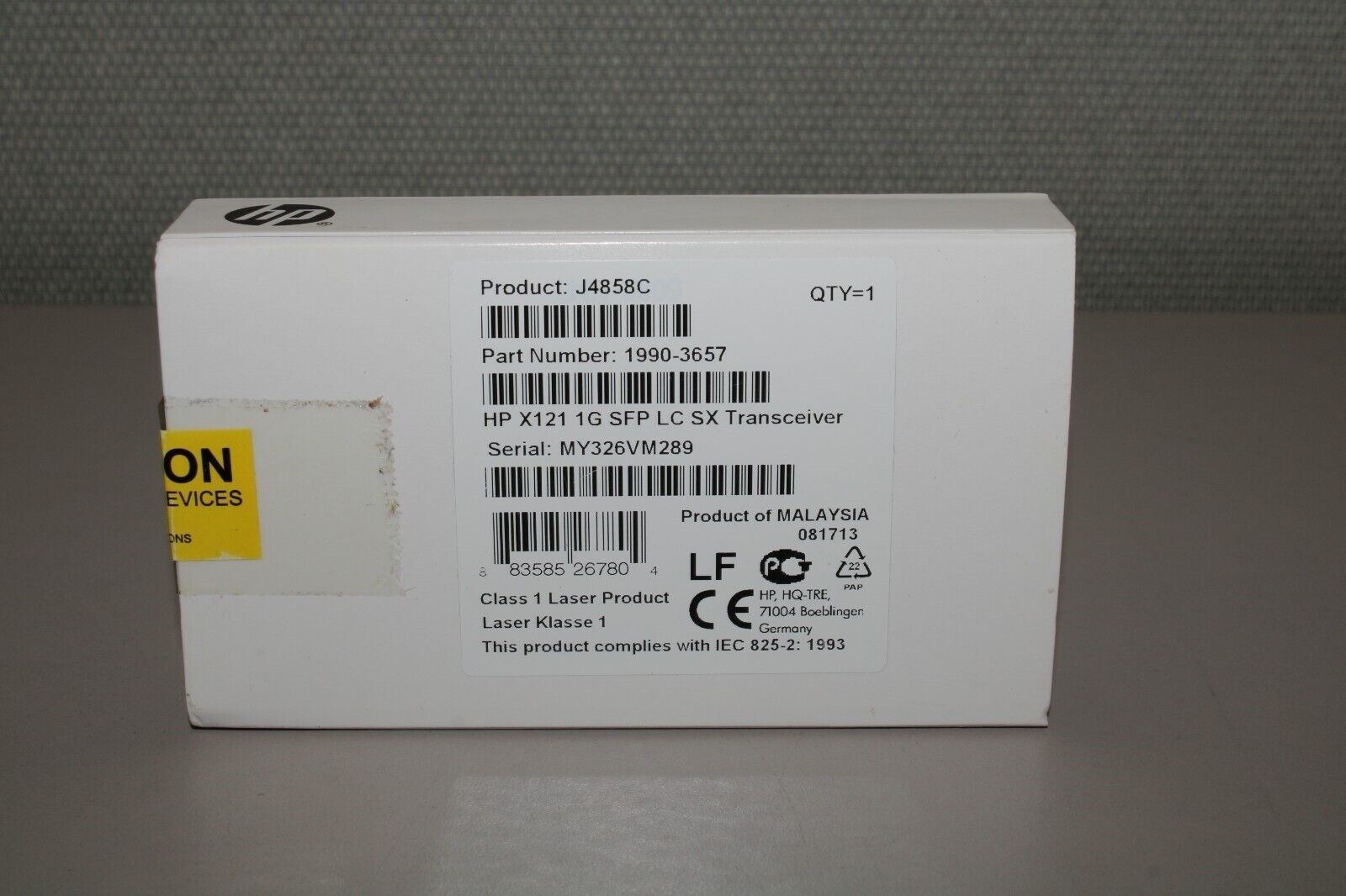 1000BASE-LX-MINI-GBIC SFP 1G Transceiver Module JC4858C