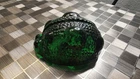 Blenko Glass Ladybug Green Paperweight