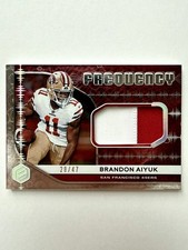 2020 Panini Elements-Brandon Aiyuk /47 Frequency FR-19 2 COLOR PATCH RARE 49ers