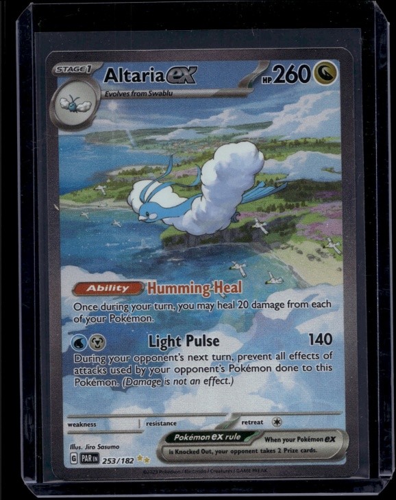 Pokemon TCG Altaria ex 253/182 Paradox Rift Special Illustration NM