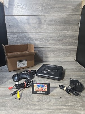 Sega Genesis Model 2 Console System Bundle Cords & Controller Tested Sonic NFRS