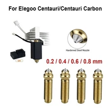0.2-0.8mm Brass Nozzle Hotend For Elegoo Centauri/Centauri Carbon 3D Printer AUS