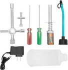 Globact RC Nitro Starter Glow Plug Igniter Charger Tools Fuel Bottle for Redcat