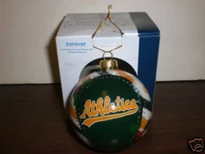 Oakland Athletics Forever Collectibles Painted Ornament