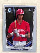 2014 Bowman Chrome #BCP87 Jose Pujols  NM