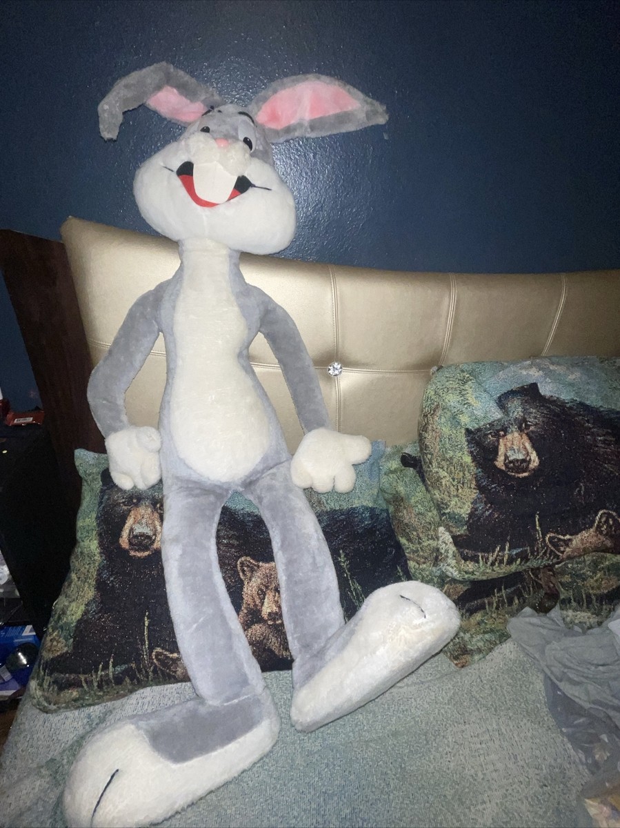 RARE* 41” Plush Vintage 1971 Warner Bros Bugs Bunny Mighty Star