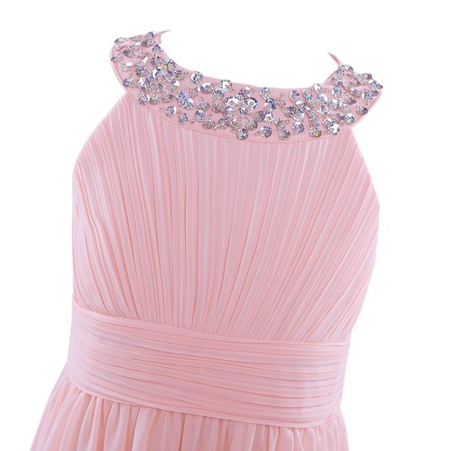 US Girl Flower Dress Princess Kids Pageant Wedding Bridesmaid Ballroom Prom Gown - Picture 16 of 89