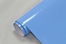 6,3€/m² Auto Folie HELL BLAU GLANZ GLÄNZEND 400 x 152 cm Klebe Folie selbstklebe