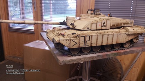 heng long 1/16 challenger 2 with full chobham armour upgrade custom painted - Picture 15 of 22