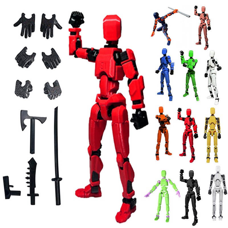 T13 Titan 13 Action Figure Nova N13 Dummy 3D Titans Multi-jointed Figures Robot