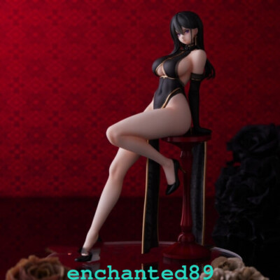 Union Creative Hayabusa Illustration Black China Dress-chan In Stock H25cm New