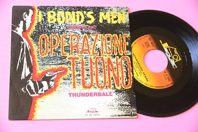 BOND'S MEN 7'' OPERATION TUONO ORIG ITALY 1965 EX !!!!!!!!