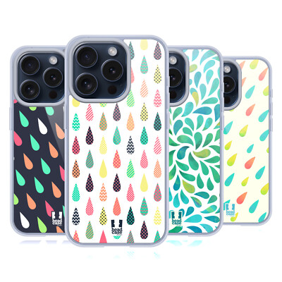 HEAD CASE DESIGNS TROPFEN MUSTER SOFT GEL HANDYHÜLLE FÜR APPLE iPHONE HANDYS
