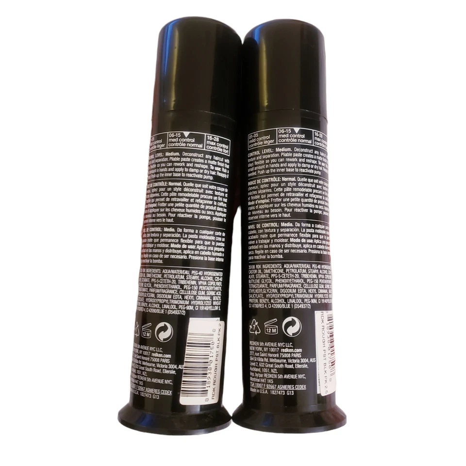 Pasta áspera Redken 12 material de trabajo 2,5 oz (paquete de 2) difícil de encontrar, descontinuado  Foto 3 de 4