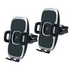 WizGear (2 Pack) Air Vent Swift-Grip Phone Holder for Car, with Twist Lock Base