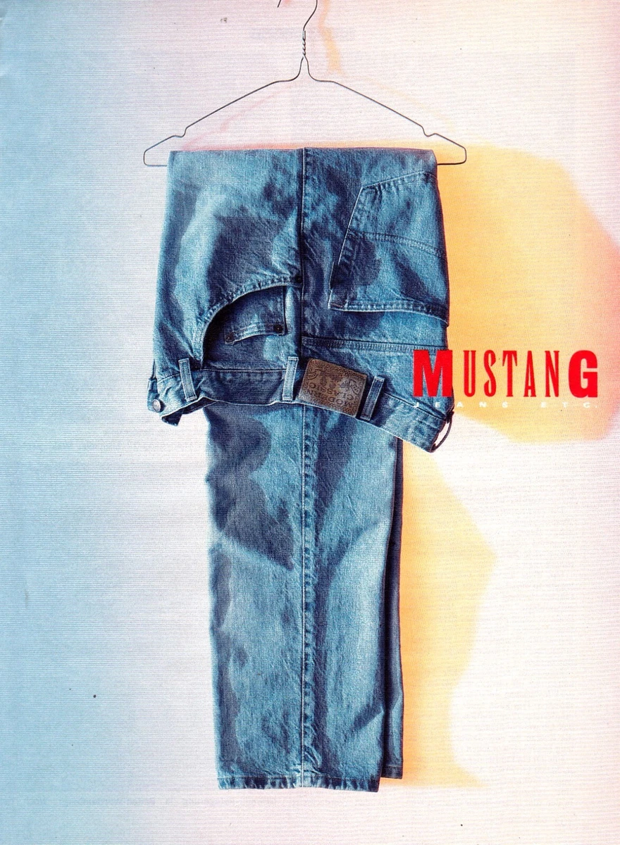3w21049/ Alte Reklame aus 1991 – Mustang Jeans