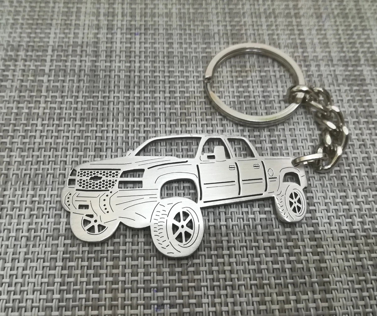 Chevy duramax custom keychain birthday gift stainless steel drive