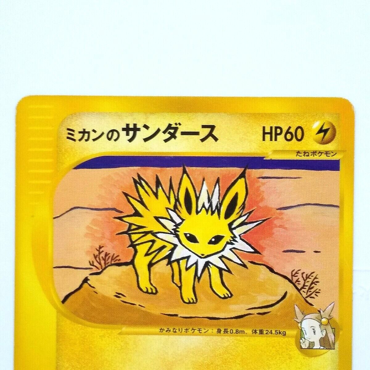 Jasmine's Jolteon Pokemon Card 1st Edition VS Japanese Jasmine's Jolteon Pokemon Card 1st Edition VS Japanese
